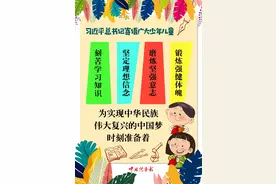 习爷爷教导记心中，让红领巾更加鲜艳图片