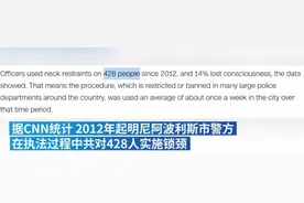 美涉事警局8年使用锁颈428次，网友：暴力执法成瘾？图片