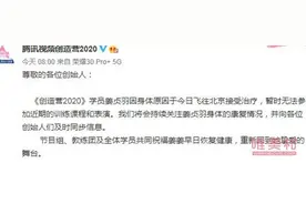 姜贞羽因伤暂停录制创3真的吗？姜贞羽个人资料照片为什么受伤了图片