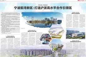 浙报跨版丨宁波前湾新区：打造沪浙高水平合作引领区图片