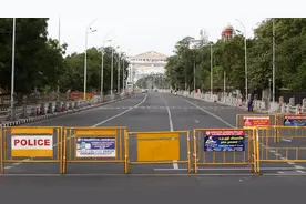印度新冠病例继续激增　金奈恢复严格“居家令”图片