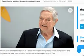 “金融大鳄”索罗斯是美国抗议浪潮“幕后推手”？美媒：阴谋论图片