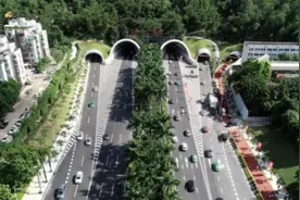 惊艳！珠海板樟山新增隧道通车，千米长慢行隧道美如“童话世界”图片