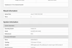 荣耀X10 Max？华为新机现身跑分：天玑800+8GB内存图片