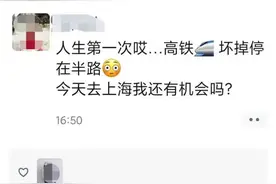 G7518次列车在海宁西站附近停了半小时……官方回应来了图片