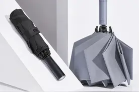 小米有品众筹自动反向折叠伞：晴雨两用+配备照明灯图片