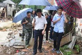 童炜鑫在峡口镇大峦口村视察灾情时强调 不松懈不麻痹不侥幸 时刻把群众的安危放在心上图片