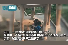 “忘崽”爸爸抱着娃找娃气笑妈妈，网友：戴着眼镜找眼镜，拿着手机找手机图片