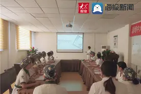 淄博中大泌尿外科医院开展医疗服务意识培训图片