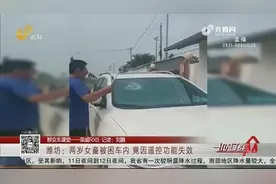 潍坊：13万多买荣威新车，手机遥控开门突然失效，2岁娃被困车内