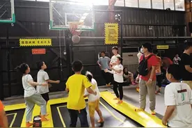 化身空中小飞人 蹦跳乐翻天图片