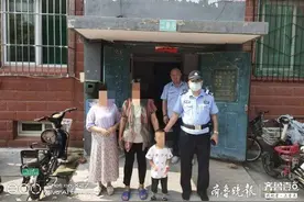 姥姥送孩子错送幼儿园，济南民警及时出手及时纠正图片