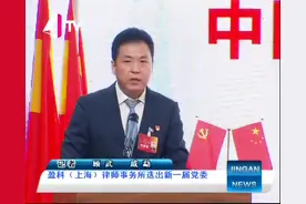 盈科（上海）律师事务所选出新一届党委视频封面