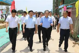 詹纯新一行来沅考察交流图片