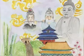 “我眼中的美丽中国”少儿绘画比赛献礼中泰建交45周年图片