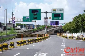 广州环城高速黄埔大道出口 为何建好3年不开通？图片