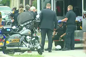 彭斯车队一天遇两起车祸，美媒调侃：真是充满挑战的一天图片