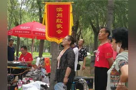 新立河畔传出嘹亮军歌，滨州红歌会弘扬主旋律图片