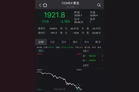国际金价一夜狂泄130美元，上金所发布公告图片