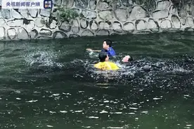 徐州睢宁两女子落水 城管队员和外卖小哥奋不顾身跳河救人图片