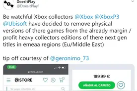 爆料：育碧或将取消Xbox实体游戏典藏版图片