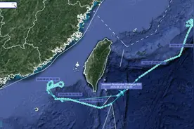 美军一天内向台湾海峡连派两架侦察机 距福建沿岸最近时109公里图片