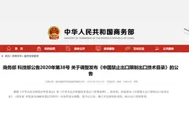 重磅！中国禁止出口技术最新目录来了图片