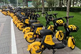 摩拜变身“美团黄”回归瑞安市场，共享电单车上演“彩色大战”图片