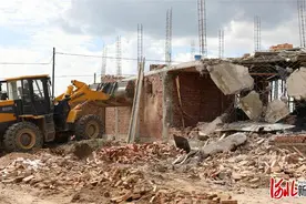 河北康保县依法拆除一处违法建筑图片