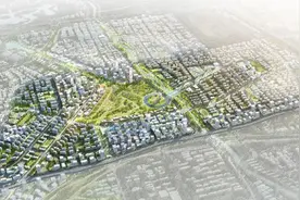 重工业园变身城市“绿肺”，济钢原址开建中央森林公园图片