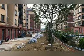 问政山东丨交房不通水电 居民装修扯出临时电线网 威海市文登区区长：三天通水七天通电图片