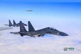 台媒：解放军军机“全空层”巡航台湾地区西南空域图片