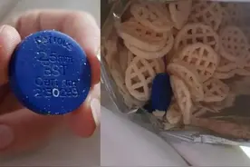 薯片里莫名吃出蓝色金属片是啥情况？？国外大神科普系列，奇怪知识又增加了图片