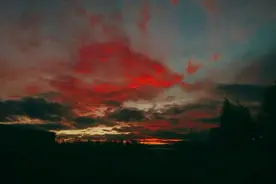 迎新季 | 惊羡长空，东方晚霞图片