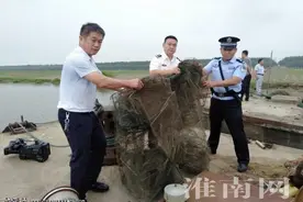淮南潘集多部门联合开展淮河水域禁捕执法专项行动图片