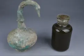 河南出土青铜壶内不明液体查明：西汉古酒图片