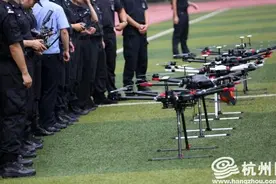 超炸裂！杭州警用无人机大练兵演练直击侧记图片