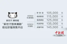 预售10.5万元起 新世代智美潮跑欧拉好猫开启预订图片