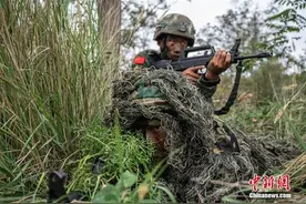 甘肃武警多单位联合对抗 实战化练林地捕歼图片