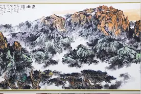 笔墨丹心绘泰山——记泰安画家包小义创作《泰山颂》等系列作品图片