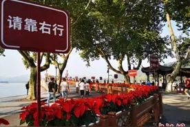 浙江杭州西湖设三层管控圈 精准分流游客图片