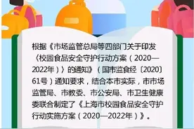 上海：中小学幼儿园要按要求制定陪餐制度，明确陪餐人员图片