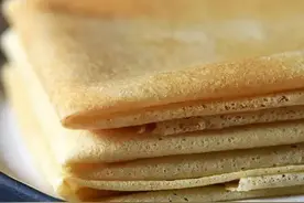 《舌尖》力推的山东大煎饼，谷香谷味儿、软糯柔韧，太太太太好吃了图片