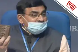 继牛尿牛粪治新冠之后，印度又有了一款“牛粪芯片”图片