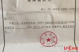 舅舅打死外甥潜逃20年后落网 案发时持刀相逼图片