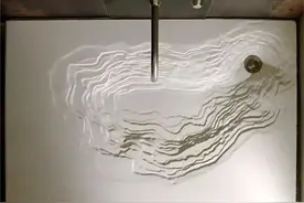 卫浴新设计：防摸鱼的马桶，没有盆的面盆图片