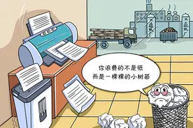 新华网评：小小一张纸曾经也是小树苗图片