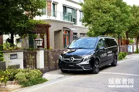 试驾奔驰新一代V级：9AT+空气悬架，豪华商务车就是这个味图片