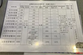 三大运营商主推5G，4G套餐部分停售或转移至线下，百元以上仅有5G套餐图片