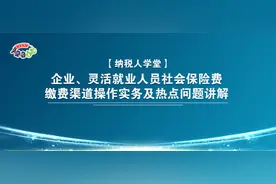 企业、灵活就业人员社会保险费怎么缴？广西税务告诉你图片